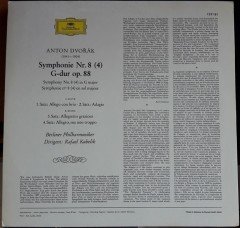 DVOŘÁK: SYMPHONY NO:8 BERLINER PHILHARMONIKER, RAFAEL KUBELIK - LP 2.EL