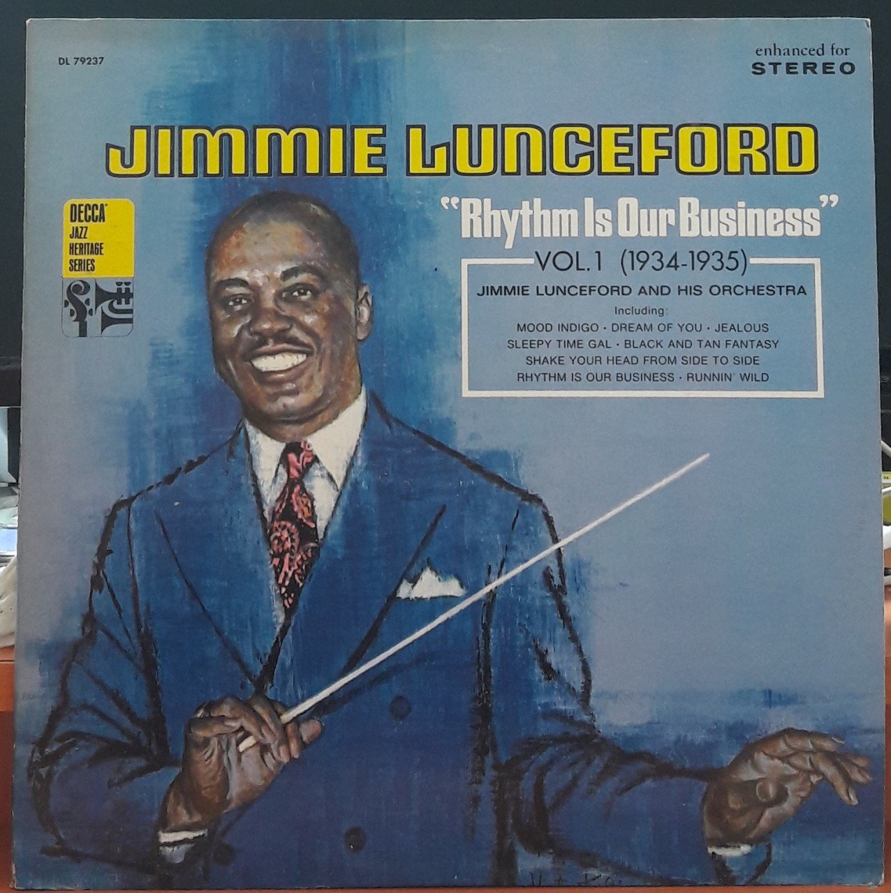 JIMMIE LUNCEFORD - RHYTHM IS OUR BUSINESS VOL.1 (1934-1935) - PLAK 2.EL