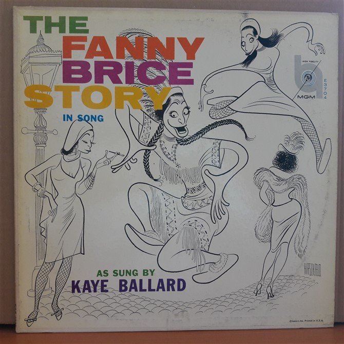 THE FANNY BRICE STORY - KAYE BALLARD - LP PLAK 2.EL