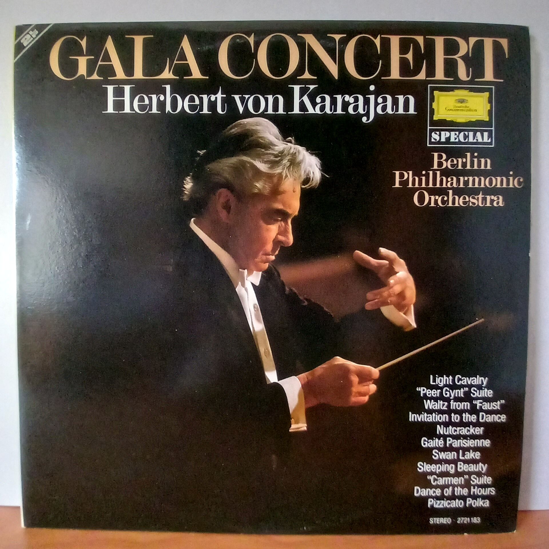 GALA CONCERT / BERLINER PHILHARMONIKER / HERBERT VON KARAJAN (1977) - 2LP 2.EL PLAK