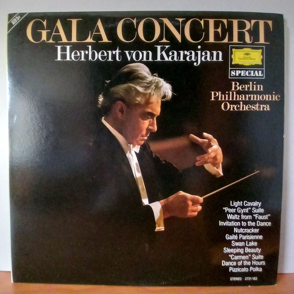 GALA CONCERT / BERLINER PHILHARMONIKER / HERBERT VON KARAJAN (1977) - 2LP 2.EL PLAK