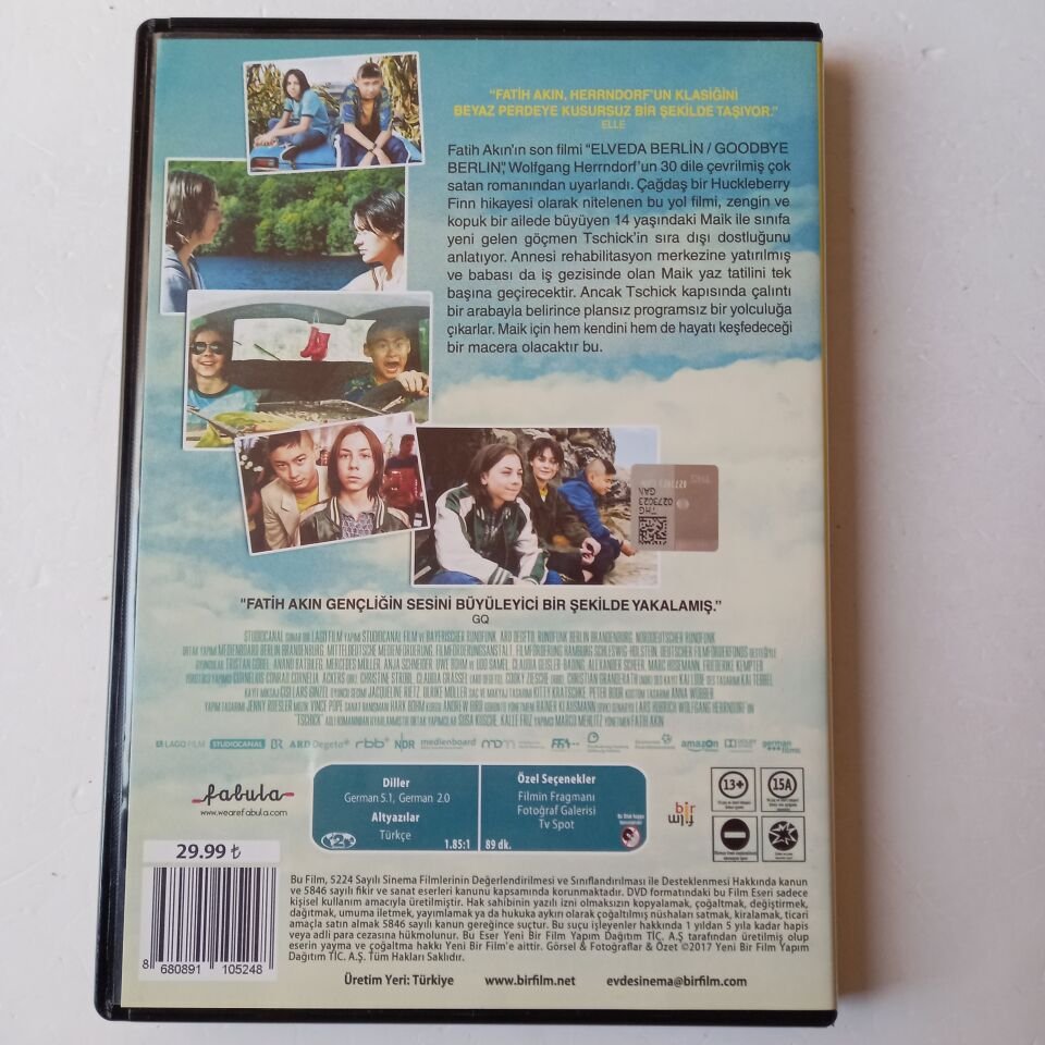 ELVEDA BERLIN / GOODBYE BERLIN - FATİH AKIN - DVD 2.EL
