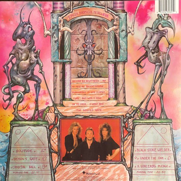 CANDLEMASS - EPICUS DOOMICUS METALLICUS (1986) - LP 2026 CRYSTAL CLEAR COLOURED EDITION SIFIR PLAK