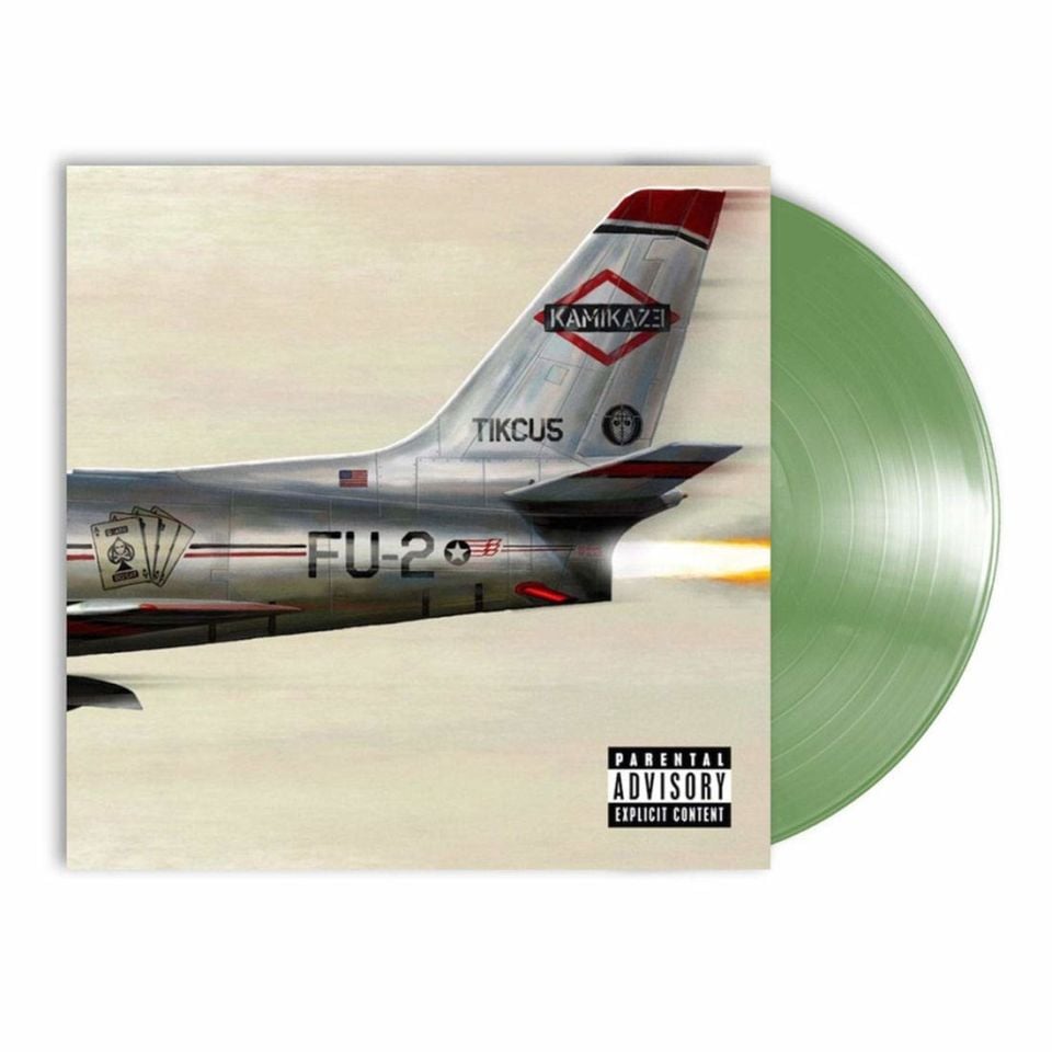 EMINEM - KAMIKAZE (2018) - LP OLIVE GREEN COLOURED EDITION SIFIR PLAK