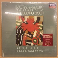 BARTOK CONCERTO FOR ORCHESTRA GEORG SOLTI 1982 DÖNEM BASKISI SIFIR PLAK
