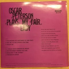OSCAR PETERSON PLAYS MY FAIR LADY 2.EL PLAK