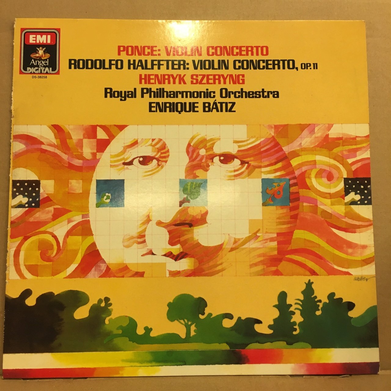 PONCE / RODOLFO HALFFTER,  VIOLIN CONCERTO, HENRYK SZERYNG, ENRIQUE BATIZ (1985) 2.EL PLAK