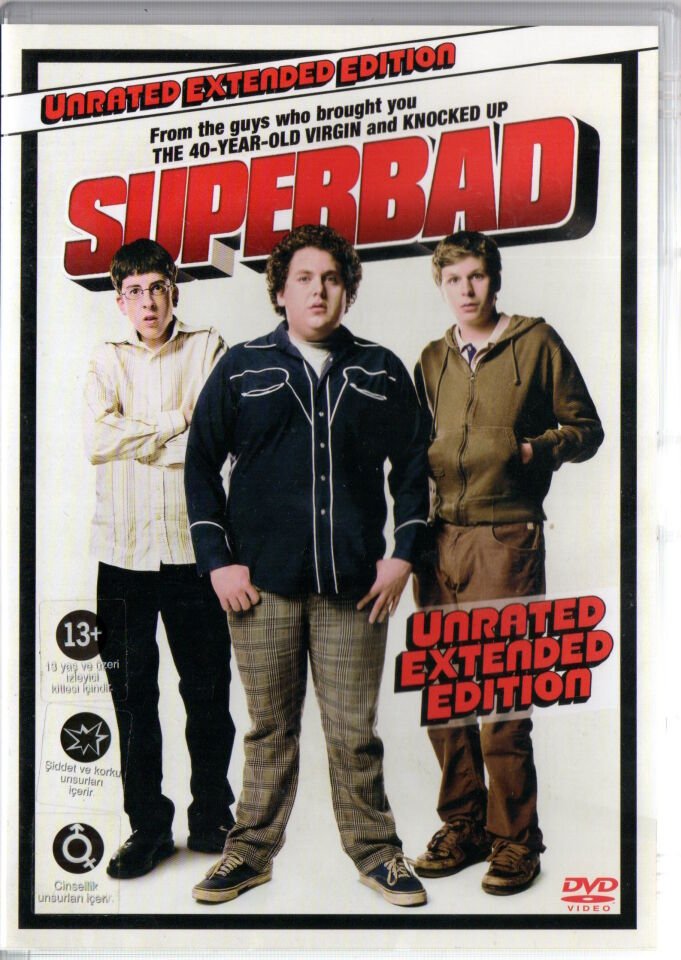 SUPERBAD - UNRATED EXTENDED EDITION - JONAH HILL, MICHAEL CERA- DVD 2.EL
