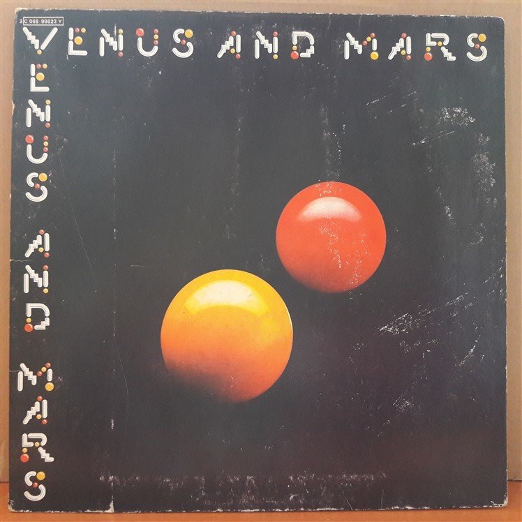 WINGS (PAUL McCARTNEY) - VENUS AND MARS (1975) - LP POSTER İLAVELİ PLAK 2.EL