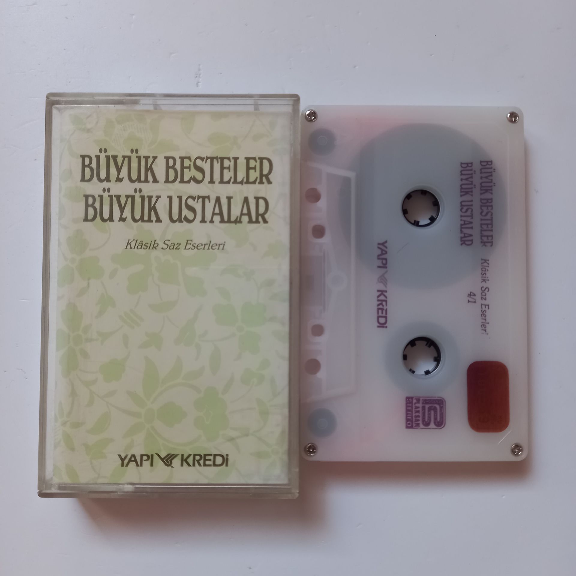 BÜYÜK BESTELER BÜYÜK USTALAR - KLASİK SAZ ESERLERİ / 4/1 - KASET 2.EL
