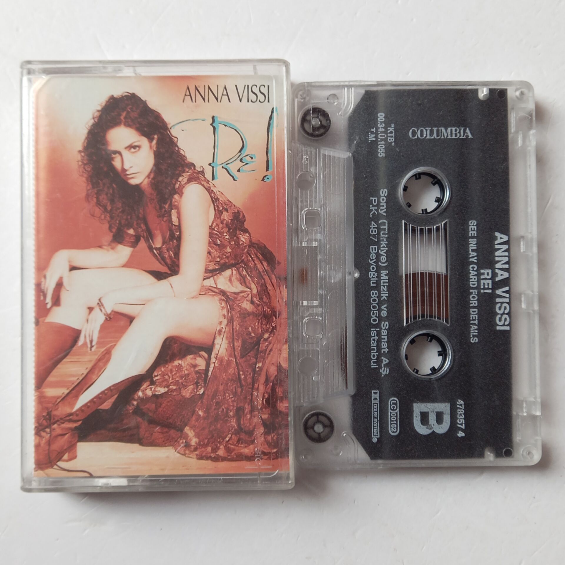 ANNA VISSI – RE! (1994) - KASET REISSUE 2000 2.EL