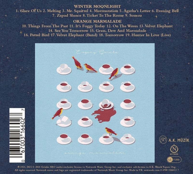 EVGENY GRINKO - WINTER MOONLIGHT (2025) - CD DIGIPACK SIFIR