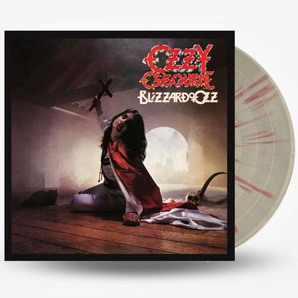 OZZY OSBOURNE - BLIZZARD OF OZZ (1981) - LP 2021 SILVER & RED SWIRLS COLOURED EDITION SIFIR PLAK