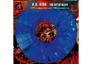 B.B. KING – THE ART OF BLUES (2020) - LP COMPILATION LIMITED EDITION 180GR BLUE MARBLED VINYL SIFIR PLAK
