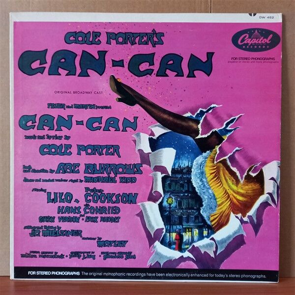 COLE PORTER – CAN-CAN / ORIGINAL BROADWAY CAST - LP 2.EL PLAK