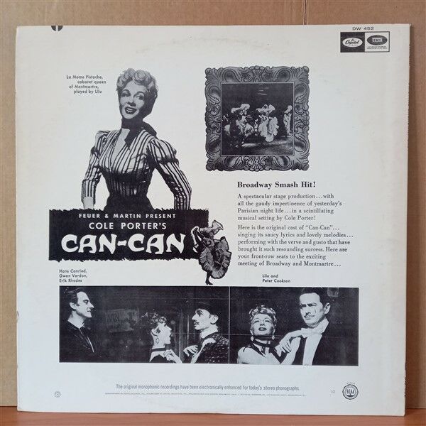 COLE PORTER – CAN-CAN / ORIGINAL BROADWAY CAST - LP 2.EL PLAK