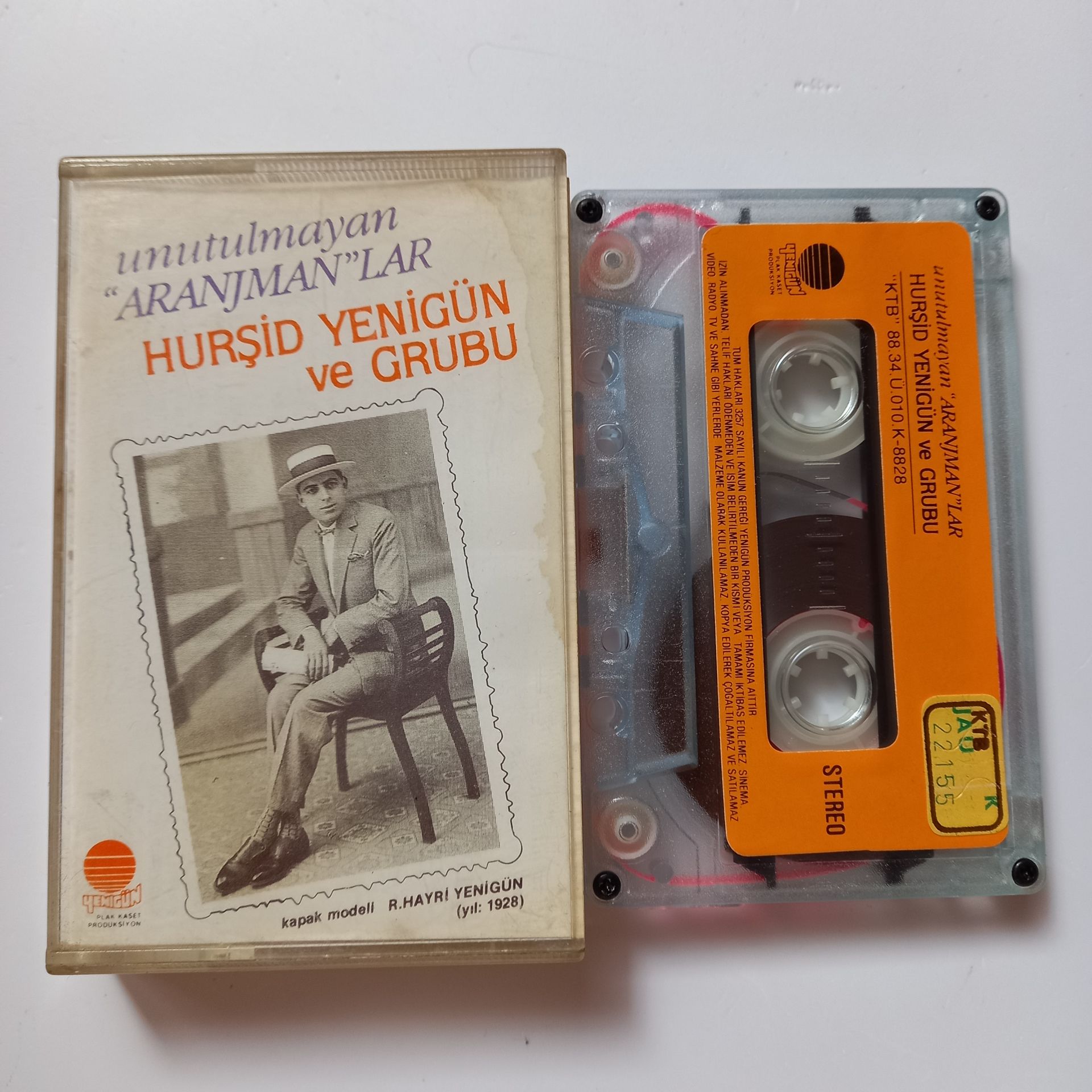 HURŞİD YENİGÜN VE GRUBU - UNUTULMAYAN ARANJMANLAR (1988) - KASET 2.EL