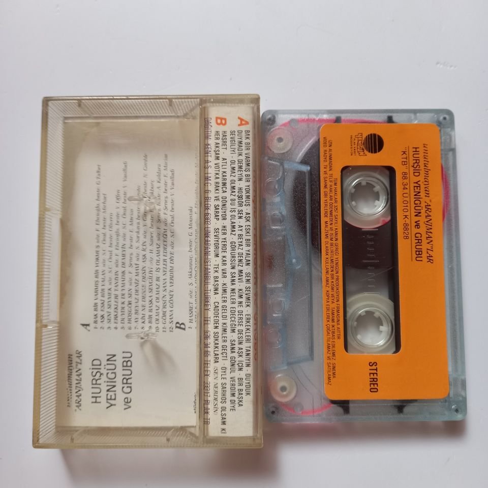 HURŞİD YENİGÜN VE GRUBU - UNUTULMAYAN ARANJMANLAR (1988) - KASET 2.EL