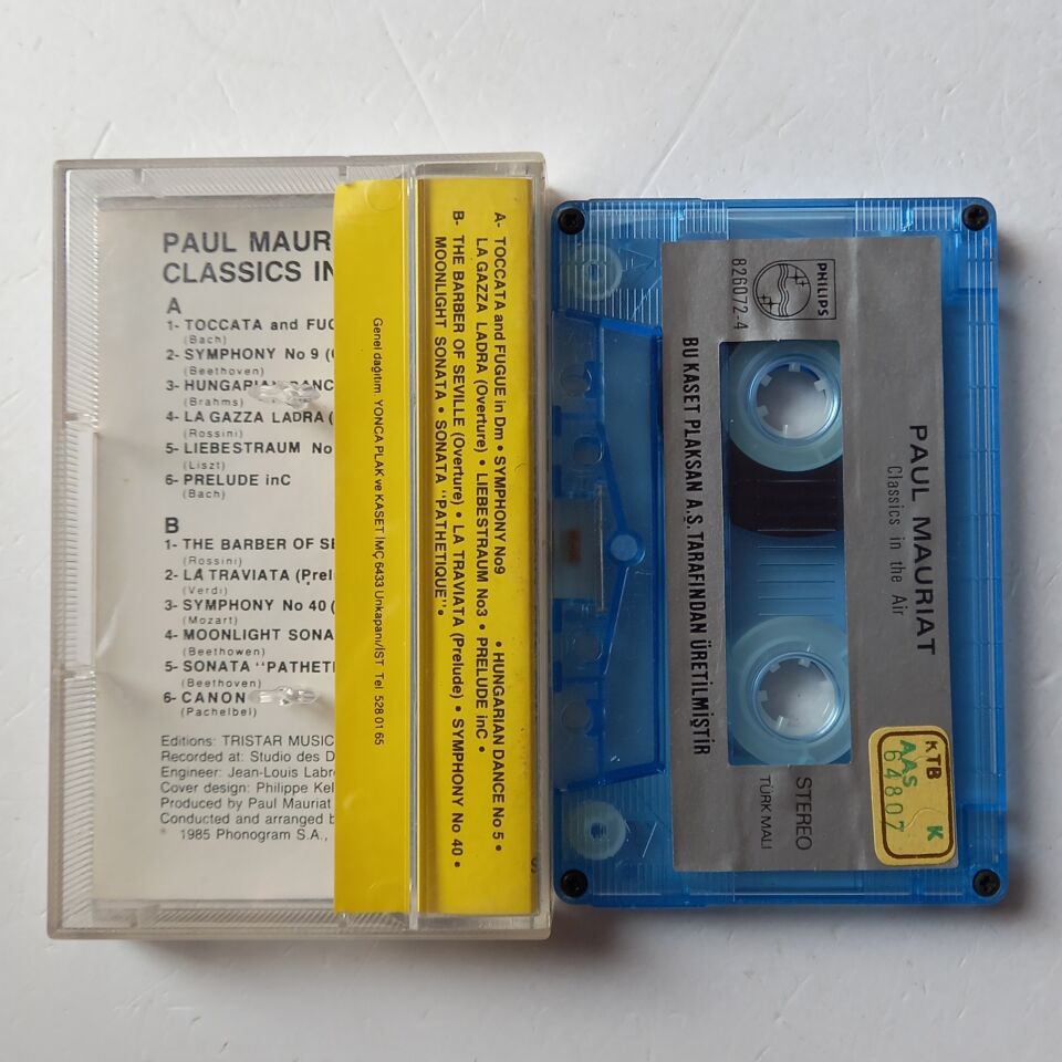 PAUL MAURIAT – CLASSICS IN THE AIR (1985) - KASET 2.EL