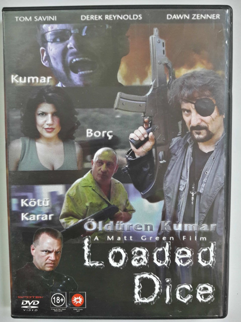 ÖLDÜREN KUMAR - LOADED DICE - DVD 2.EL