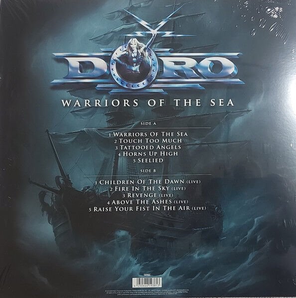 DORO - WARRIORS OF THE SEA (2025) - LP PICTURE DISC EDITION SIFIR PLAK