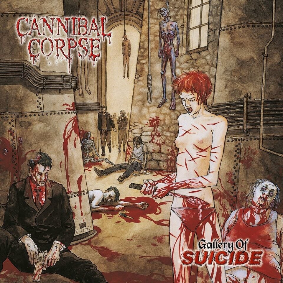 CANNIBAL CORPSE - GALLERY OF SUICIDE (1998) - LP 180GR 2018 BLACK VINYL EDITION SIFIR PLAK