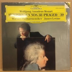 MOZART SYMPHONY NO 38 & 39 WIENER PHIL. JAMES LEVINE 1987 SIFIR PLAK