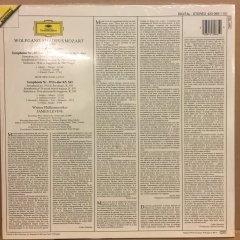 MOZART SYMPHONY NO 38 & 39 WIENER PHIL. JAMES LEVINE 1987 SIFIR PLAK