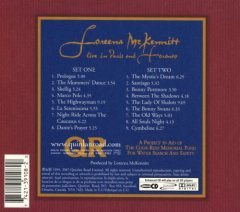 LOREENA McKENNITT - LIVE IN PARIS AND TORONTO (1999) - 2CD SIFIR