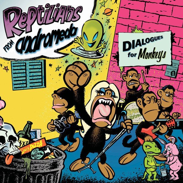 REPTILIANS FROM ANDROMEDA - DIALOGUES FOR MONKEYS - LP 2018 SIFIR PLAK