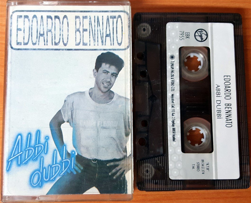 EDOARDO BENNATO - ABBI DUBBI (1989) TOPKAPI CASSETTE MADE IN TURKEY ''USED''