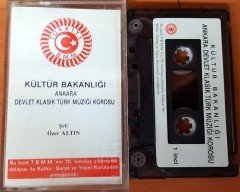 KÜLTÜR BAKANLIĞI ANKARA DEVLET KLASİK TÜRK MÜZİĞİ KOROSU - ŞEF: ÖZER ALTIN PROMO KASET 2.EL