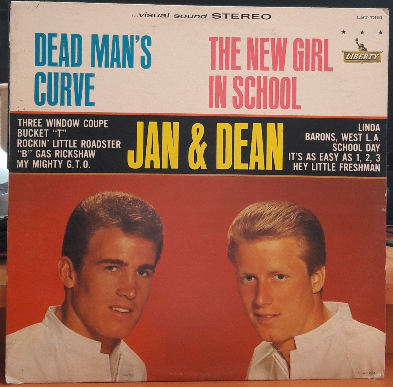 JAN & DEAN - DEAD MAN'S CURVE/THE NEW GIRL IN SCHOOL - PLAK 2.EL