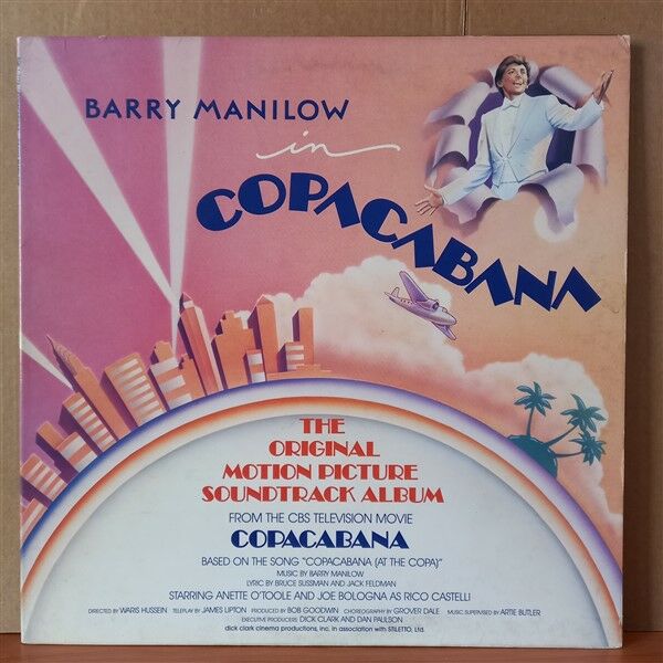 BARRY MANILOW IN COPACABANA / THE ORIGINAL MOTION PICTURE SOUNDTRACK ALBUM (1985) - LP 2.EL PLAK