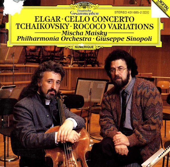 ELGAR CELLO CONCERTO / TCHAIKOVSKY ROCOCO VARIATIONS - MISCHA MAISKY (1991) - CD 2.EL