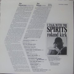 ROLAND KIRK - I TALK WITH SPIRITS (1965) - LP 2009 EDITION SIFIR PLAK