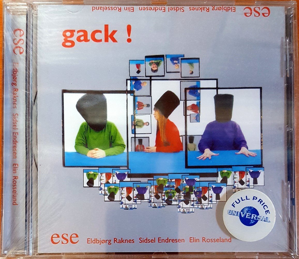 ESE / ELDBJORK RAKNES, SIDSEL ENDRESEN, ELIN ROSSELAND - GACK! (1999) JAZZLAND REC. CD SIFIR