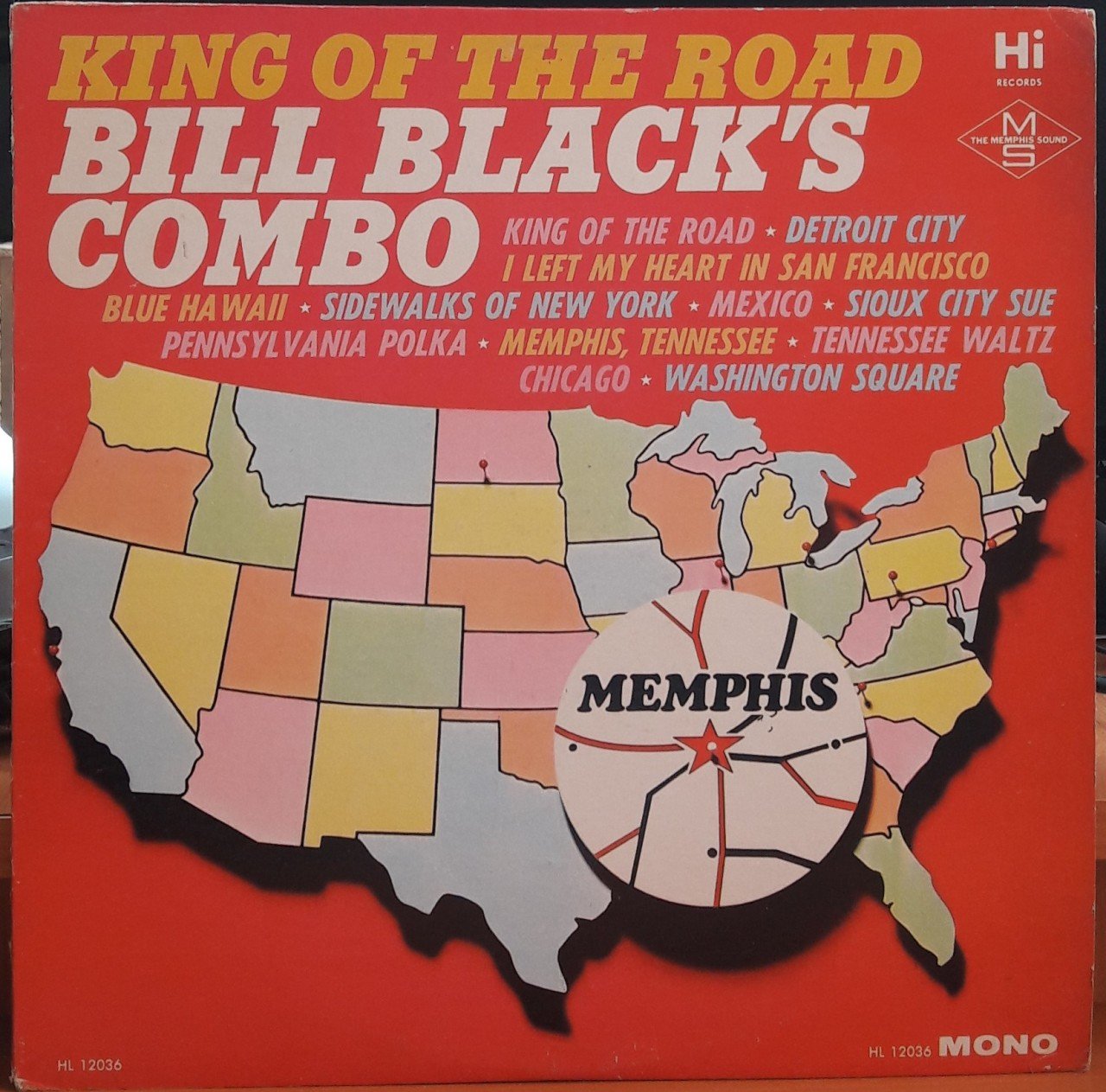 BILL BLACK'S COMBO - KING OF THE ROAD - PLAK 2.EL