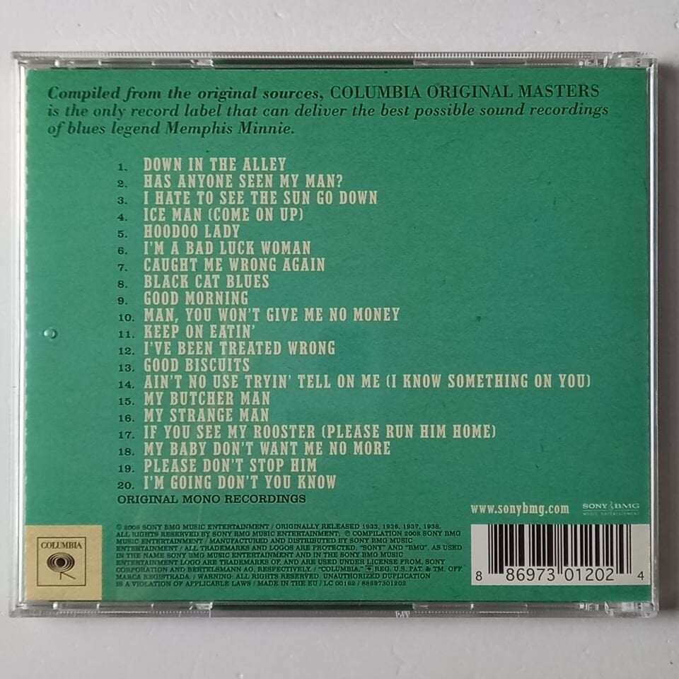 MEMPHIS MINNIE – THE BEST OF MEMPHIS MINNIE 1933-1937 (2008) - CD REMASTERED REISSUE 2.EL