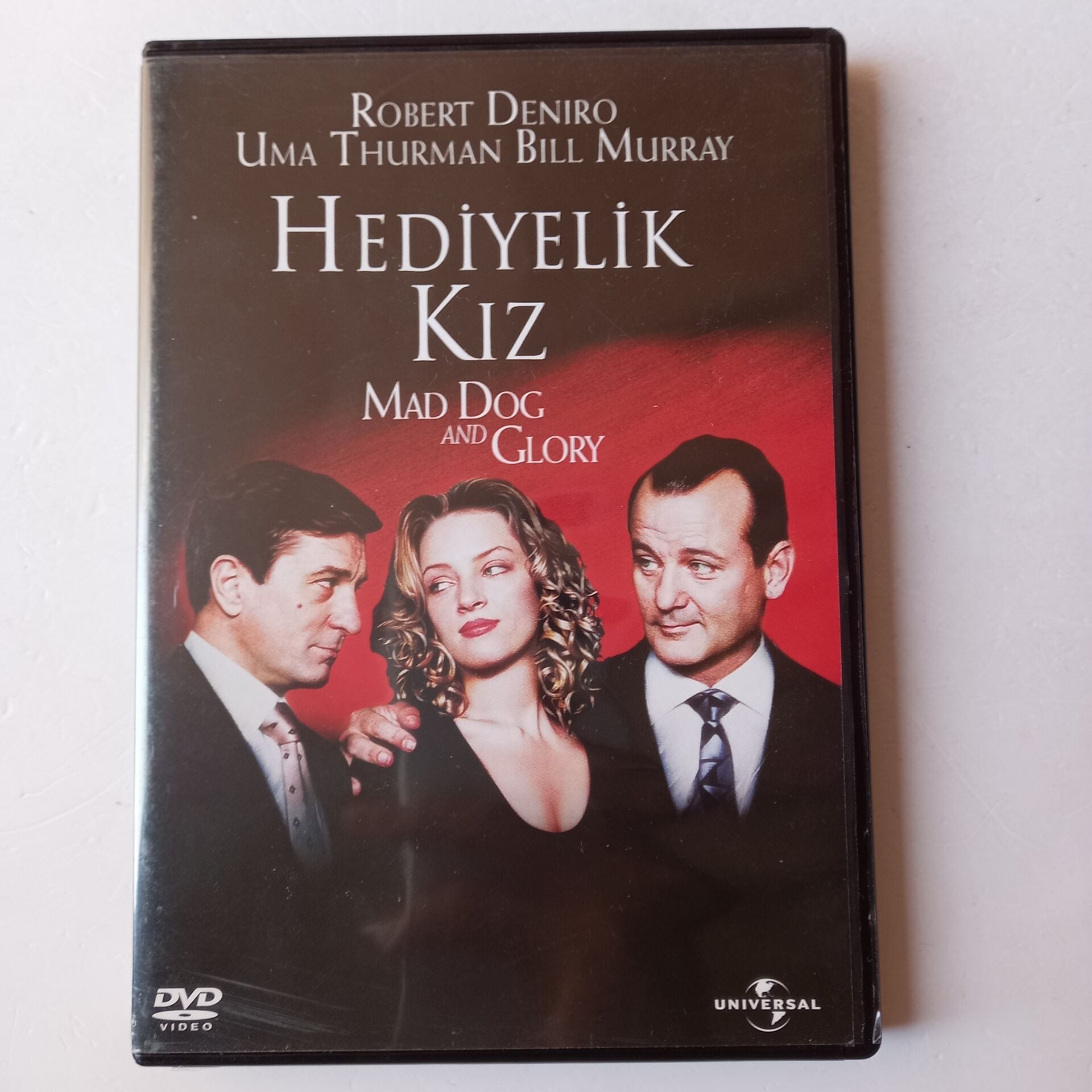 HEDİYELİK KIZ / MAD DOG AND GLORY - ROBERT DE NIRO, UMA THURMAN, BILL MURRAY - DVD 2.EL