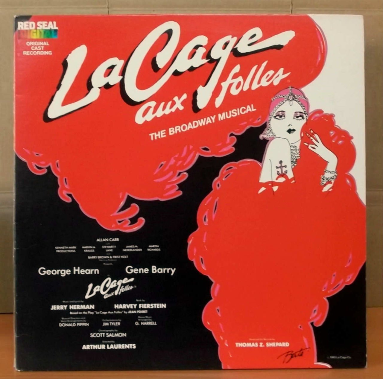LA CAGE AUX FOLLES Musical 2LP 2.EL