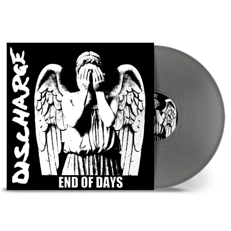 DISCHARGE - END OF DAYS (2016) - LP 2025 SILVER COLOURED SIFIR PLAK