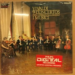 VIVALDI 9 CONCERTOS ALLA RUCTICA I MUSICI SIFIR PLAK 1983