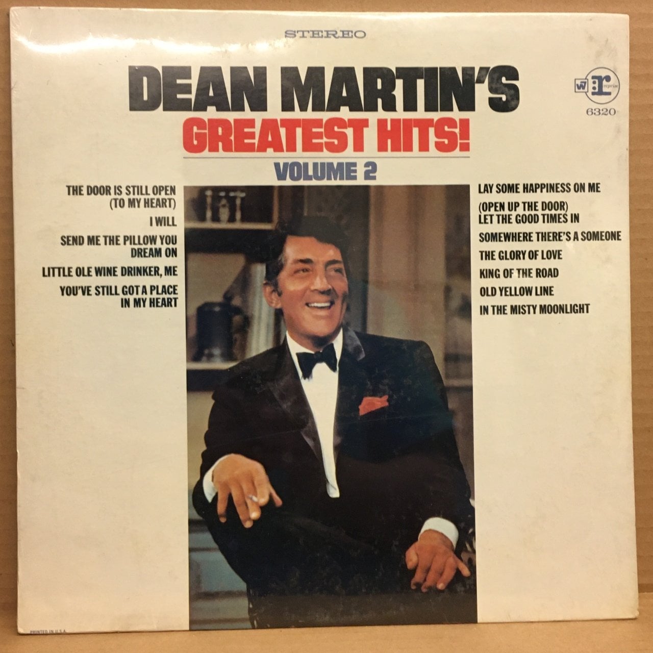 DEAN MARTIN GREATEST HITS VOLUME 2 - DÖNEM BASKISI SIFIR PLAK