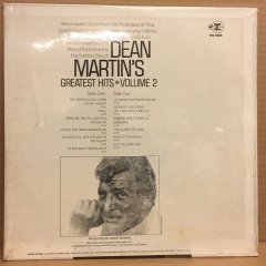 DEAN MARTIN GREATEST HITS VOLUME 2 - DÖNEM BASKISI SIFIR PLAK