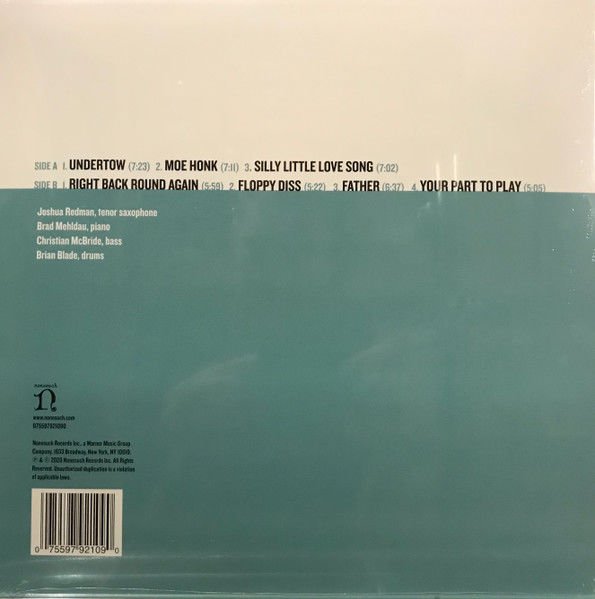 JOSHUA REDMAN BRAD MEHLDAU CHRISTIAN MCBRIDE BRIAN BLADE - ROUND AGAIN (2020) - LP SIFIR PLAK