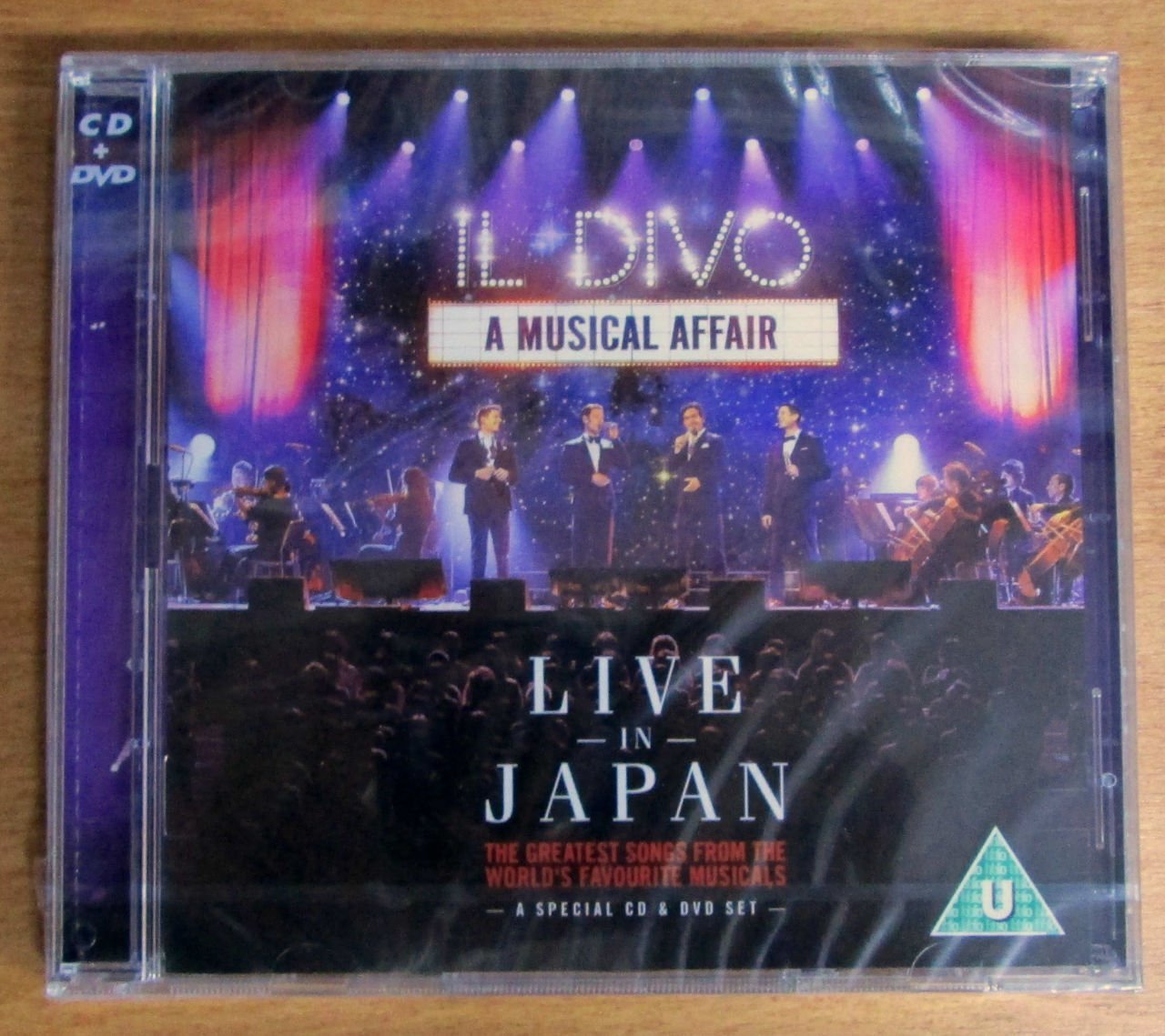 IL DIVO - A MUSICAL AFFAIR LIVE IN JAPAN (2014) - CD + DVD SIFIR