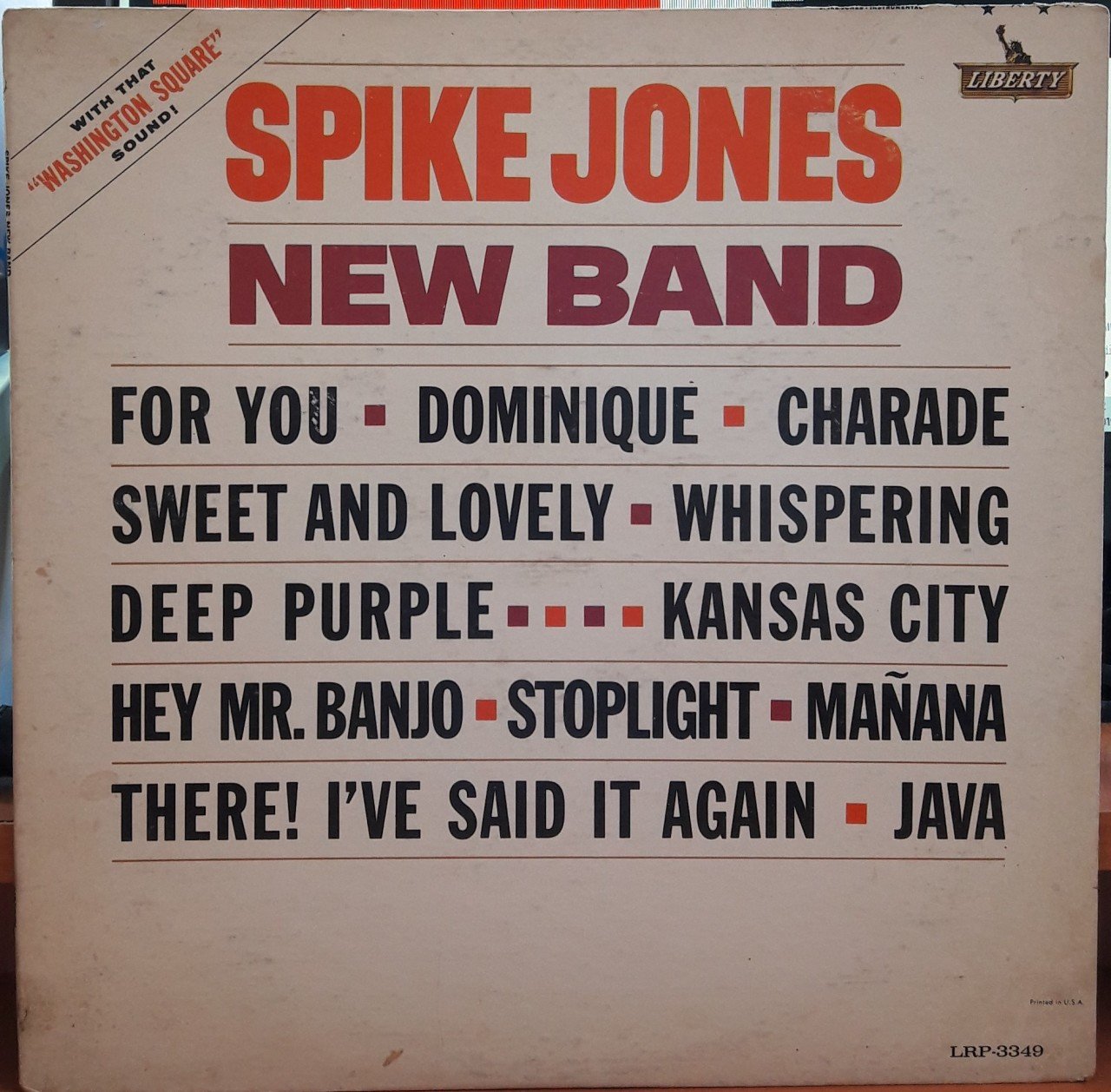 SPIKE JONES - NEW BAND  - PLAK 2.EL