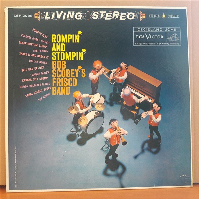 ROMPIN' AND STOMPIN' - BOB SCOBEY'S FRISCO BAND (1959) - LP 2.EL PLAK