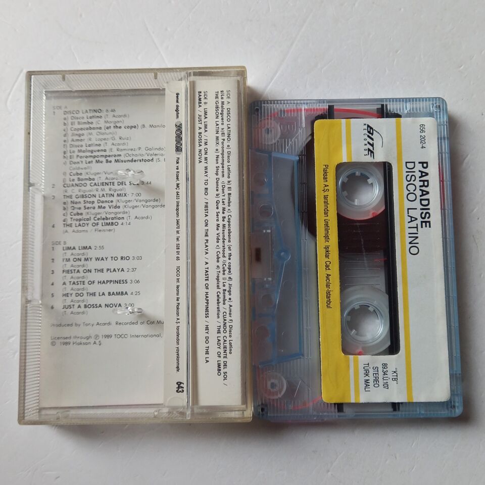 PARADISE – DISCO LATINO / THE LADY OF LIMBO (1988) - KASET 2.EL